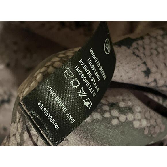 Buddy Love Women's Snake Print High-Low Dress Tunic M/L - Picture 4 of 5